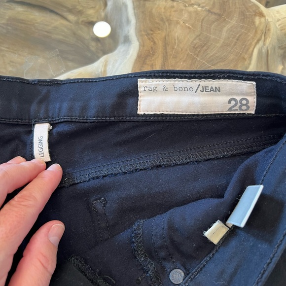 Rag & Bone Black Legging “Jean” - Size 28 - Picture 3 of 5